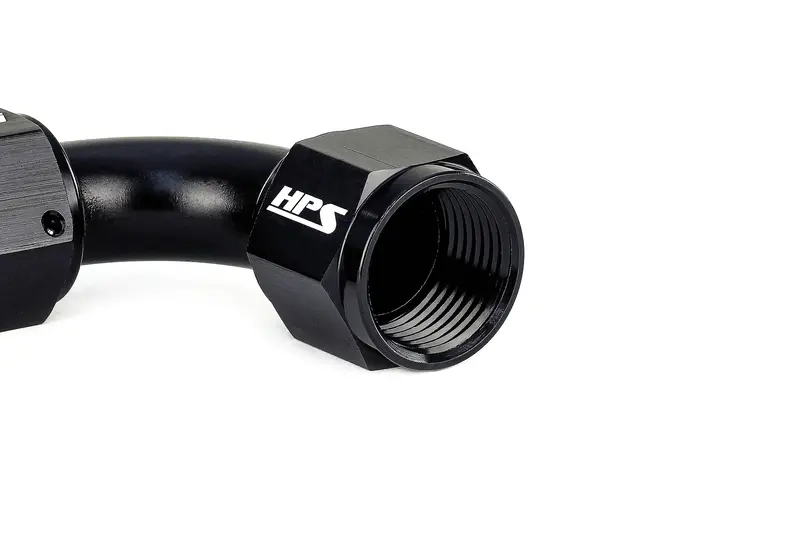 Hps Performance 90 Degree An -4 Female To Female Swivel Coupling Adapter, Aluminum, Black 2
