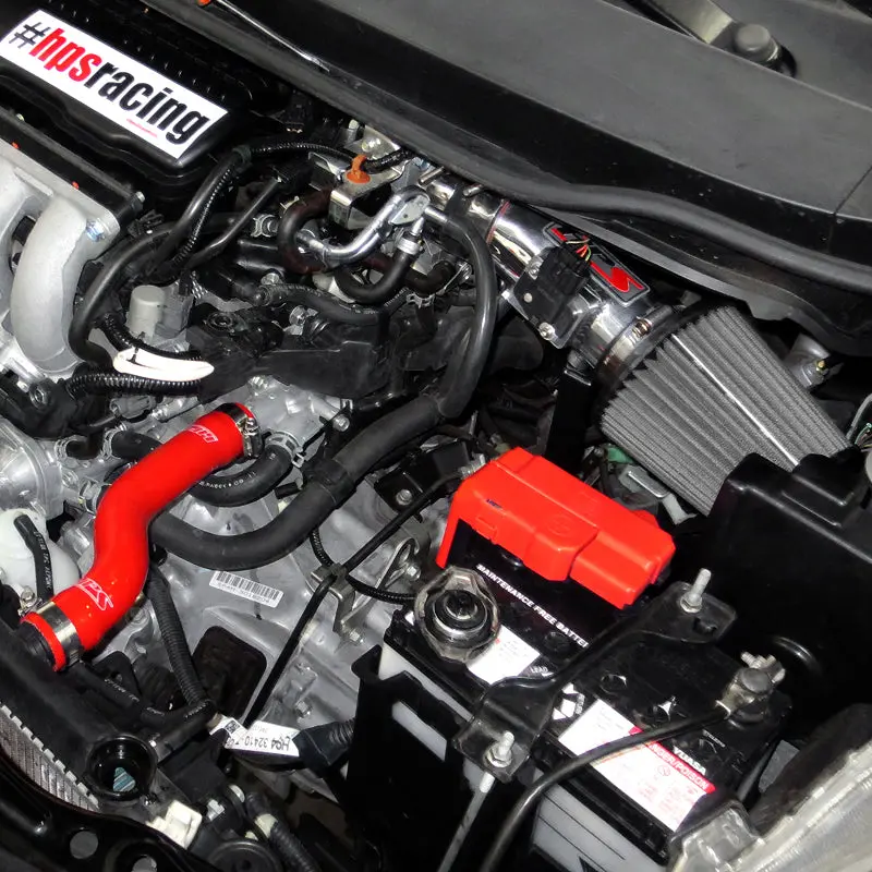 Hps Performance Air Intake Kit, Red, 827-102R 2