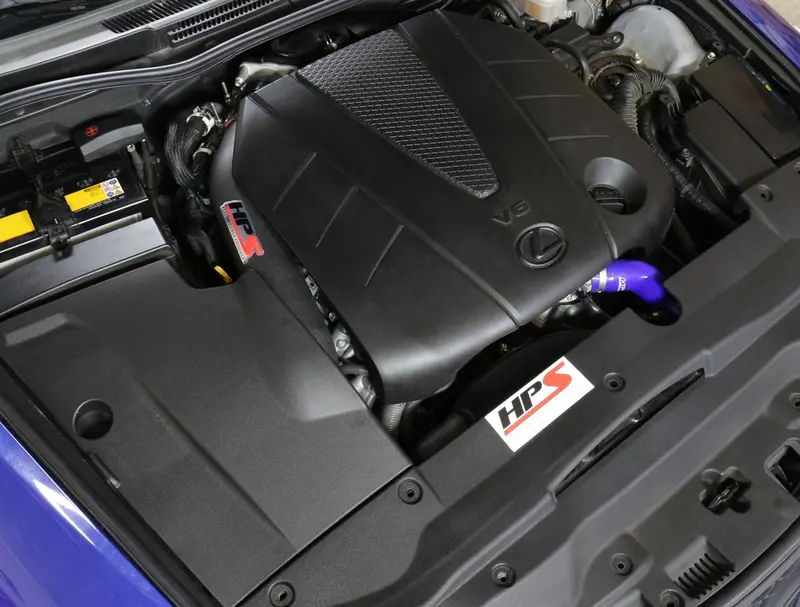Hps Performance Air Intake Kit With Heat Shield, Black, 827-597Wb 2