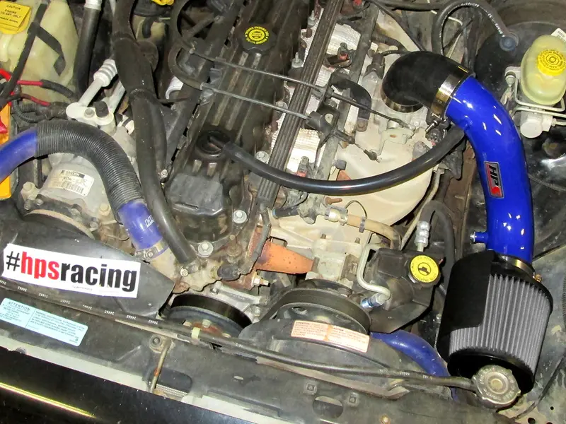 Hps Performance Air Intake Kit With Heat Shield, Blue, 827-301Bl 2