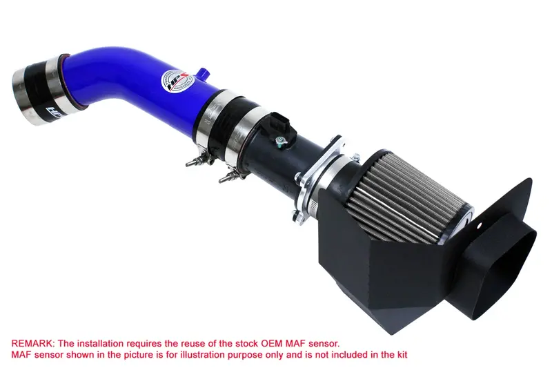 Hps Performance Air Intake Kit With Heat Shield, Blue, 827-520Bl 1