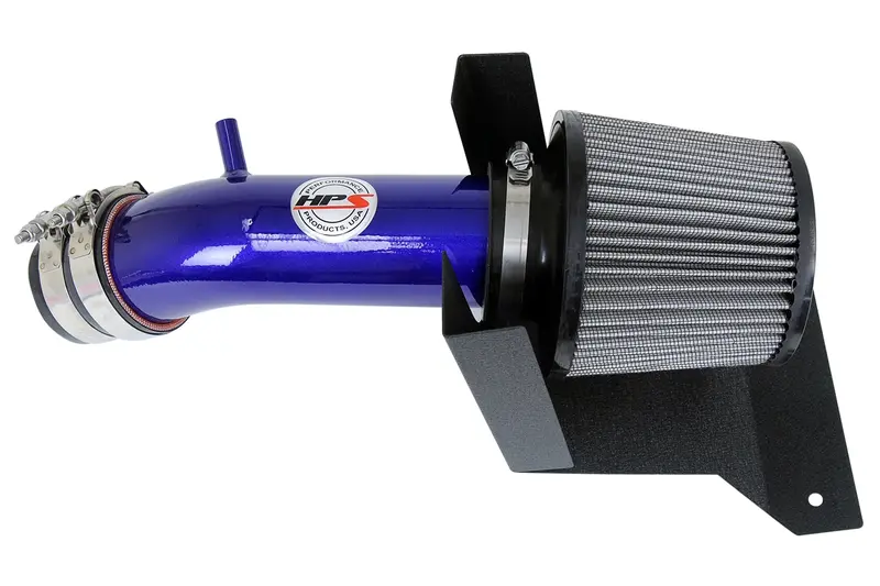 Hps Performance Air Intake Kit With Heat Shield, Blue, 827-538Bl 1
