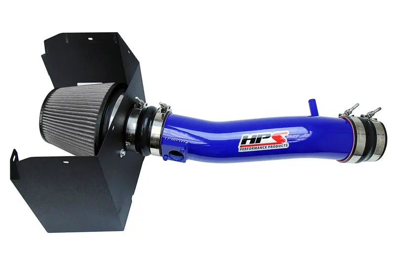 Hps Performance Air Intake Kit With Heat Shield, Blue, 827-595Bl 1