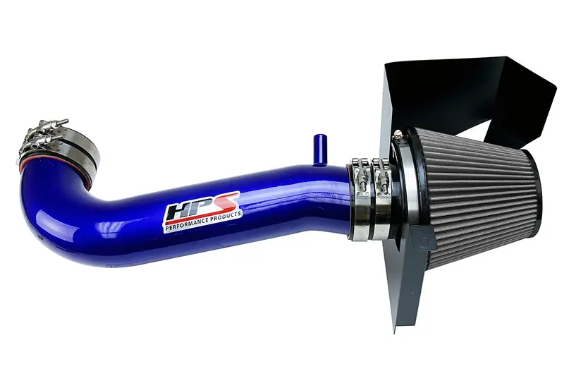 Hps Performance Air Intake Kit With Heat Shield, Blue, 827-600Bl 1