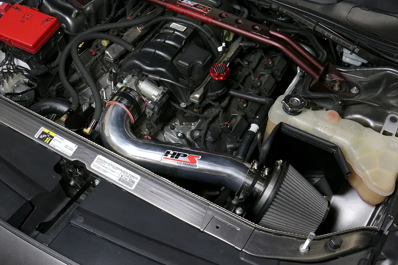 Hps Performance Air Intake Kit With Heat Shield, Blue, 827-600Bl 2