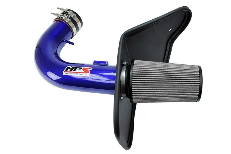 Hps Performance Air Intake Kit With Heat Shield, Blue, 827-607Bl 1