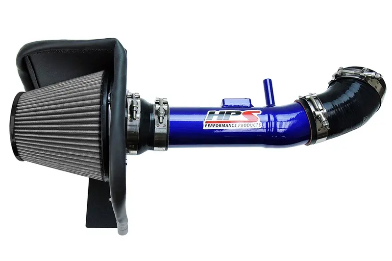 Hps Performance Air Intake Kit With Heat Shield, Blue, 827-611Bl 1