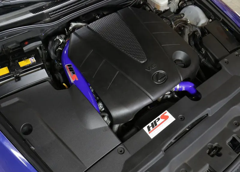 Hps Performance Air Intake Kit With Heat Shield, Blue, 827-623Bl 2
