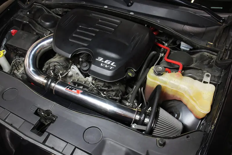 Hps Performance Air Intake Kit With Heat Shield, Blue, 827-624Bl 2