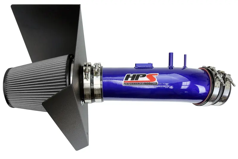 Hps Performance Air Intake Kit With Heat Shield, Blue, 827-630Bl 1