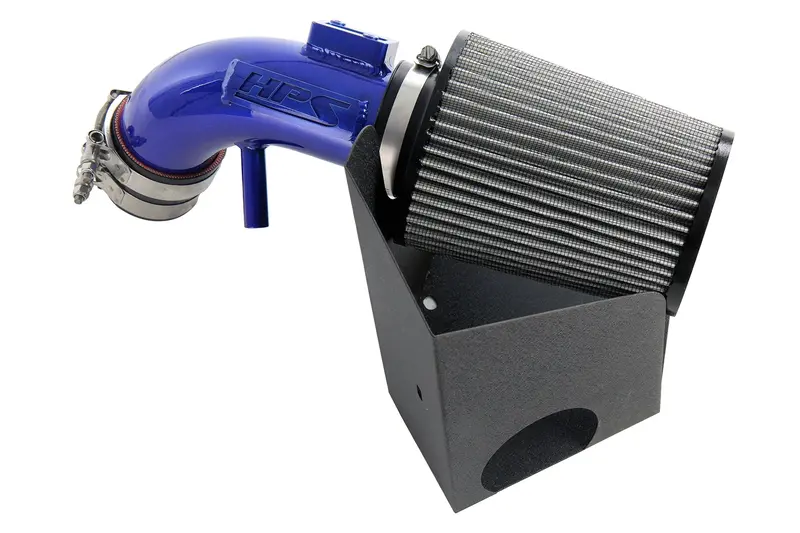 Hps Performance Air Intake Kit With Heat Shield, Blue, 827-694Bl 1
