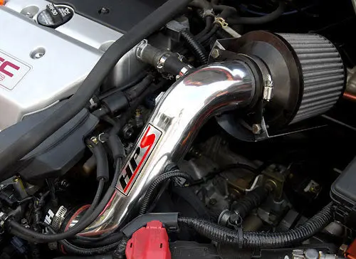 Hps Performance Air Intake Kit With Heat Shield, Polished, 827-121P 2