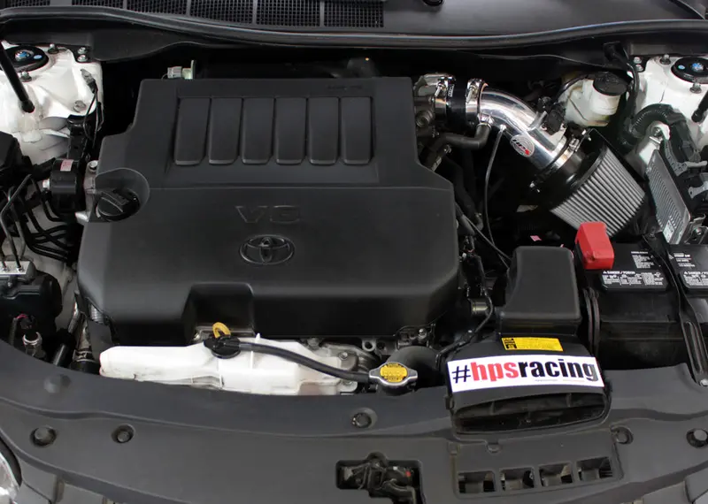 Hps Performance Air Intake Kit With Heat Shield, Polished, 827-534P 2