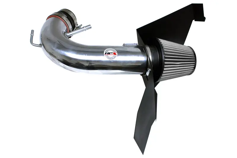 Hps Performance Air Intake Kit With Heat Shield, Polished, 827-556P 1