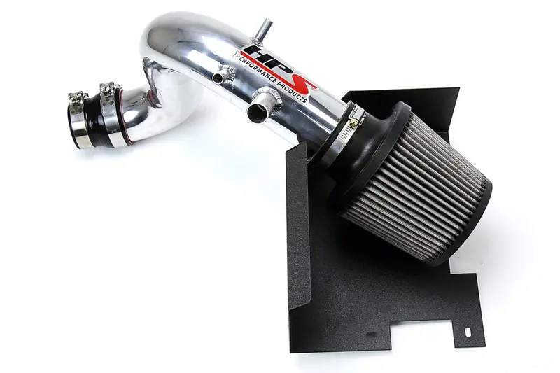 Hps Performance Air Intake Kit With Heat Shield, Polished, 827-587P 1