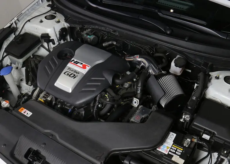 Hps Performance Air Intake Kit With Heat Shield, Polished, 827-594P 2