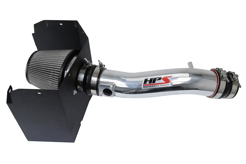 Hps Performance Air Intake Kit With Heat Shield, Polished, 827-595P 1