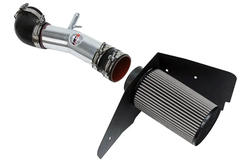 Hps Performance Air Intake Kit With Heat Shield, Polished, 827-596P 1