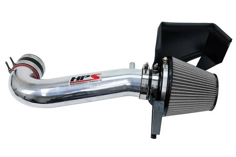 Hps Performance Air Intake Kit With Heat Shield, Polished, 827-600P 1