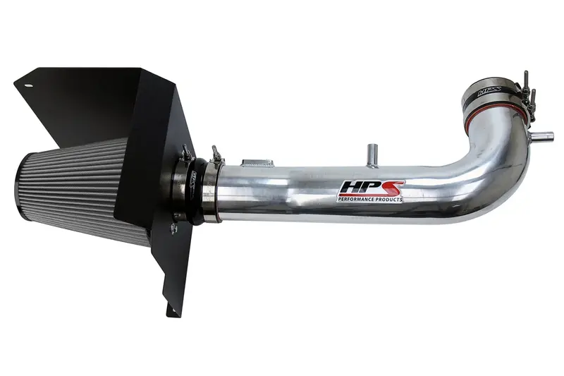 Hps Performance Air Intake Kit With Heat Shield, Polished, 827-603P 1