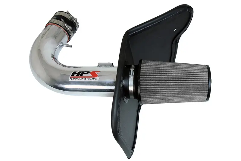 Hps Performance Air Intake Kit With Heat Shield, Polished, 827-607P 1