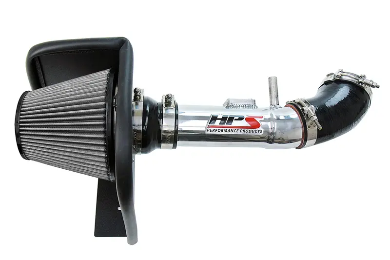 Hps Performance Air Intake Kit With Heat Shield, Polished, 827-611P 1