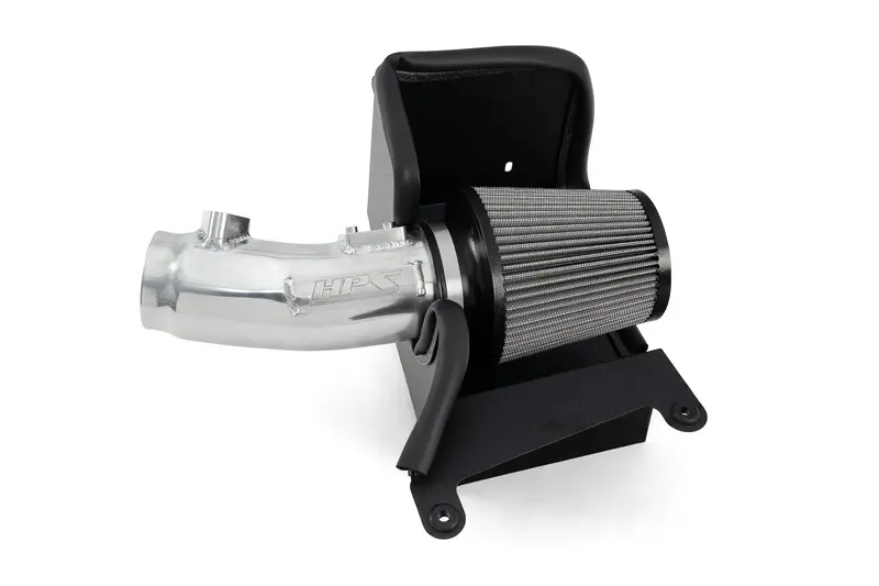 Hps Performance Air Intake Kit With Heat Shield, Polished, 827-741P 1
