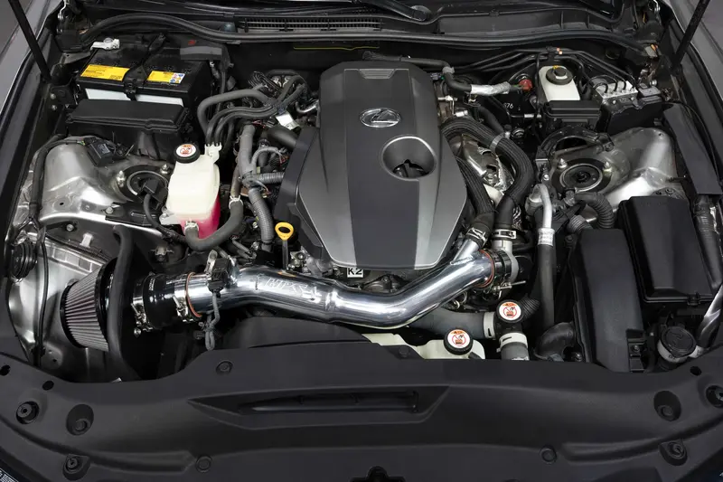 Hps Performance Air Intake Kit With Heat Shield, Polished, 827-777P 2