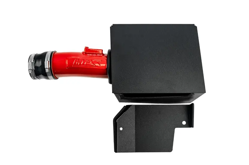 Hps Performance Air Intake Kit With Heat Shield, Red, 827-406R 1