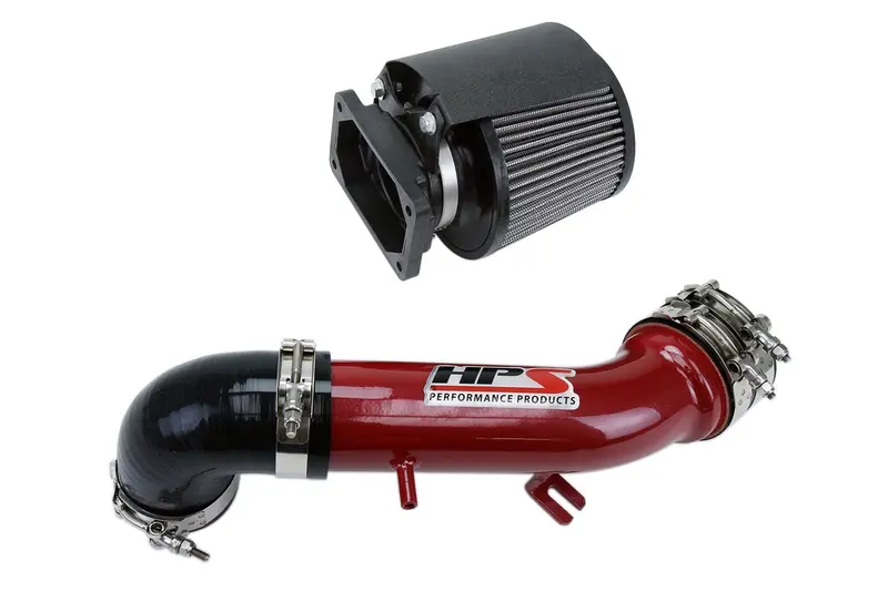 Hps Performance Air Intake Kit With Heat Shield, Red, 827-423R 1
