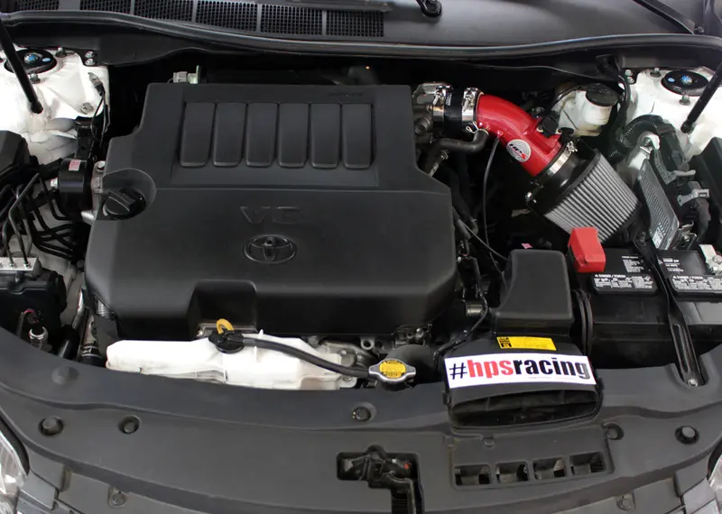 Hps Performance Air Intake Kit With Heat Shield, Red, 827-534R 2