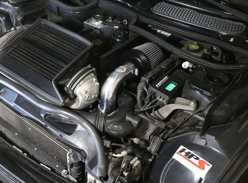 Hps Performance Air Intake Kit With Heat Shield, Red, 827-544R 2