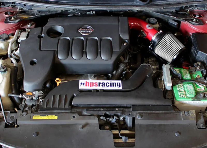 Hps Performance Air Intake Kit With Heat Shield, Red, 827-546R 2
