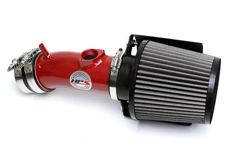 Hps Performance Air Intake Kit With Heat Shield, Red, 827-547R 1