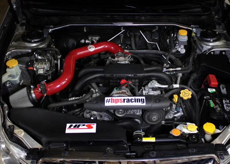 Hps Performance Air Intake Kit With Heat Shield, Red, 827-557R 2