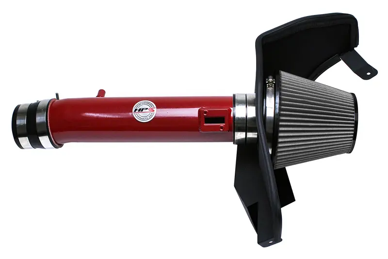 Hps Performance Air Intake Kit With Heat Shield, Red, 827-561R 1