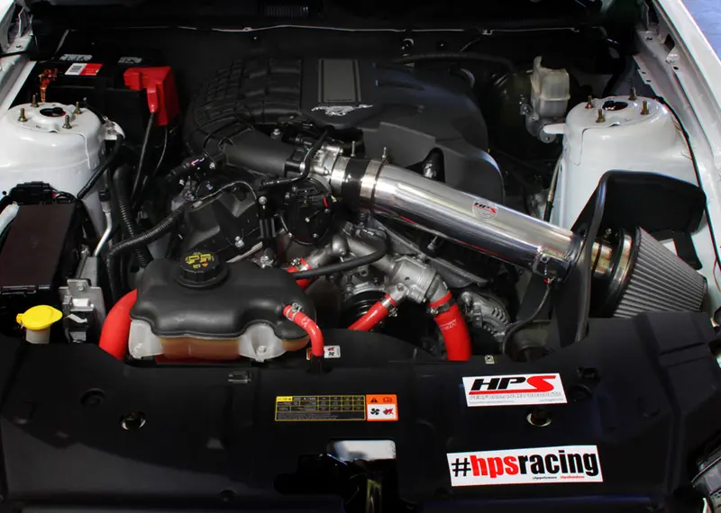 Hps Performance Air Intake Kit With Heat Shield, Red, 827-561R 2