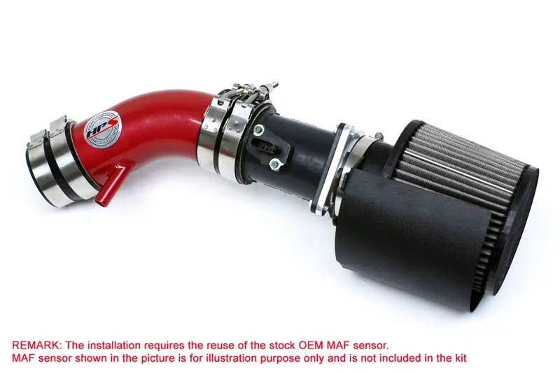 Hps Performance Air Intake Kit With Heat Shield, Red, 827-570R 1