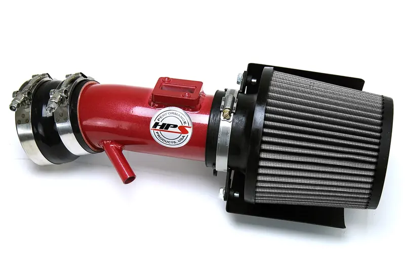 Hps Performance Air Intake Kit With Heat Shield, Red, 827-572R 1