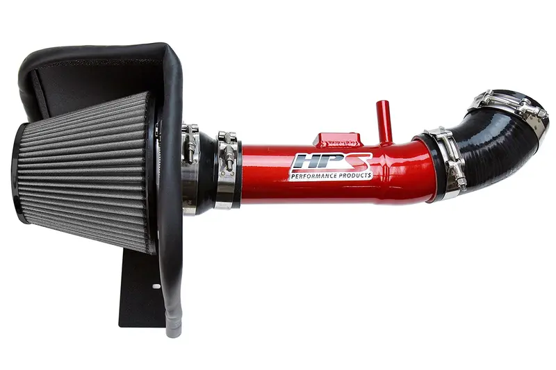 Hps Performance Air Intake Kit With Heat Shield, Red, 827-611R 1