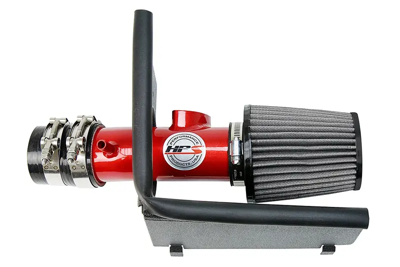 Hps Performance Air Intake Kit With Heat Shield, Red, 827-613R 1