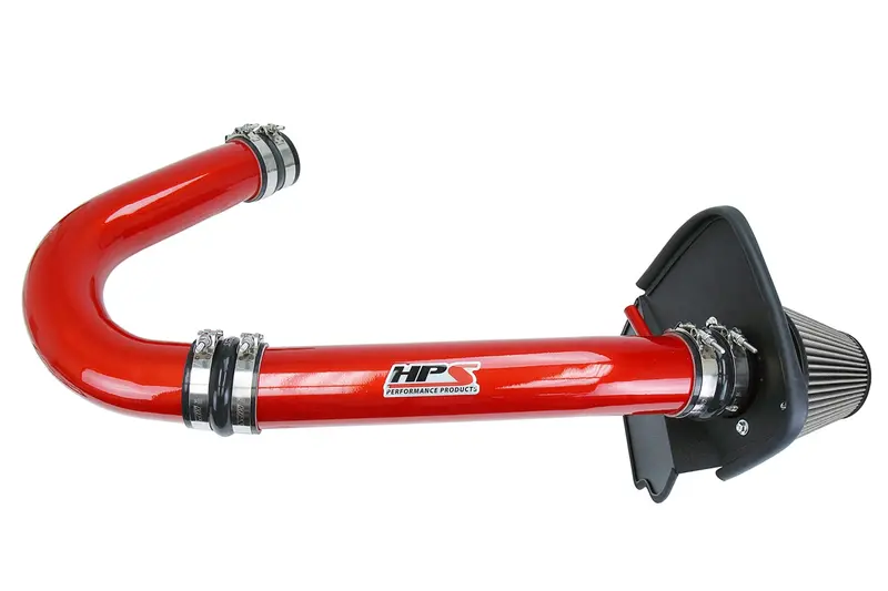 Hps Performance Air Intake Kit With Heat Shield, Red, 827-624R 1