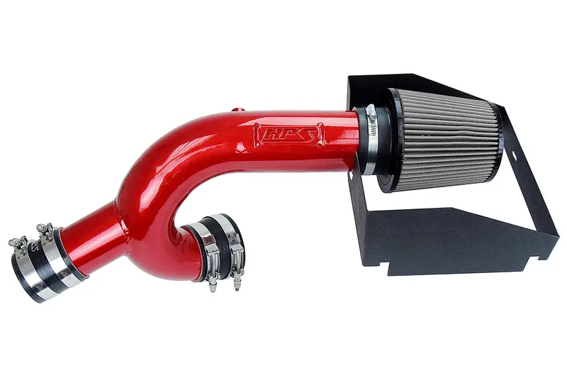 Hps Performance Air Intake Kit With Heat Shield, Red, 827-634R 1