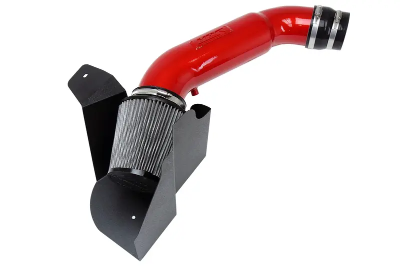Hps Performance Air Intake Kit With Heat Shield, Red, 827-676R 1