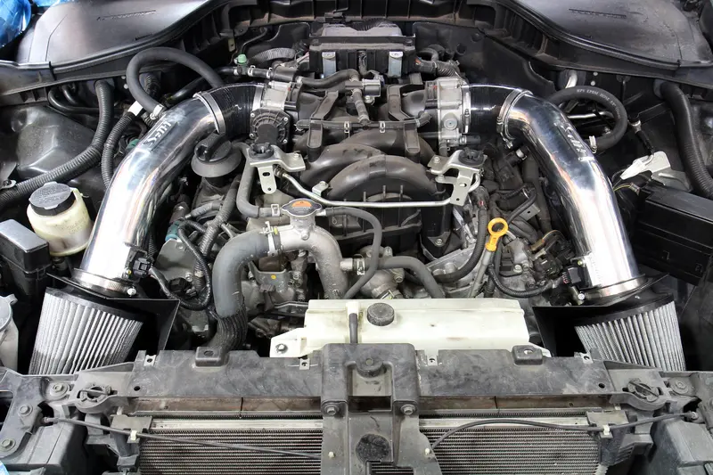 Hps Performance Air Intake Kit With Heat Shield, Red, 827-688R 2