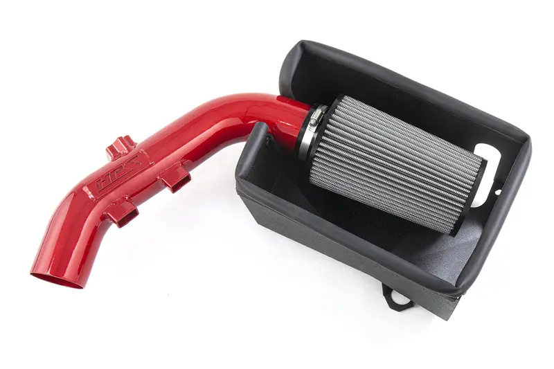 Hps Performance Air Intake Kit With Heat Shield, Red, 827-698R 1