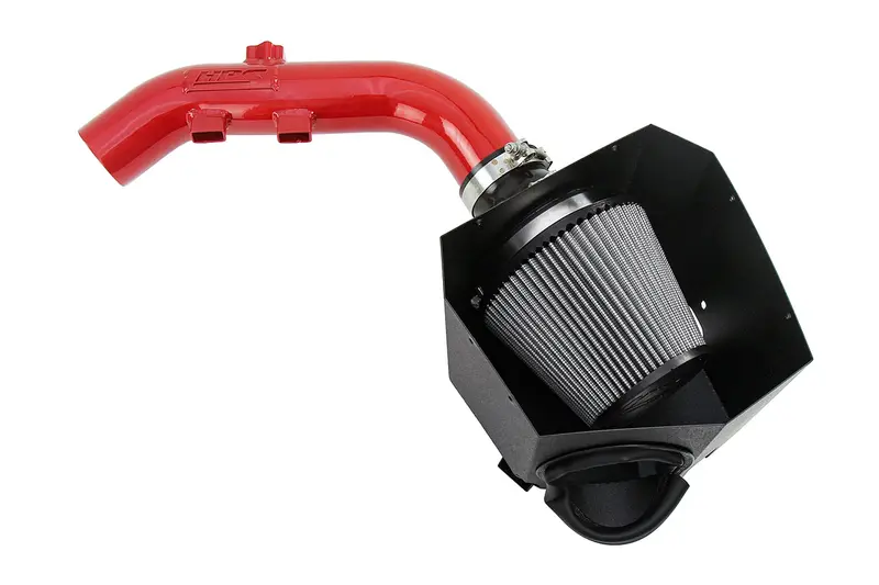 Hps Performance Air Intake Kit With Heat Shield, Red, 827-699R 1