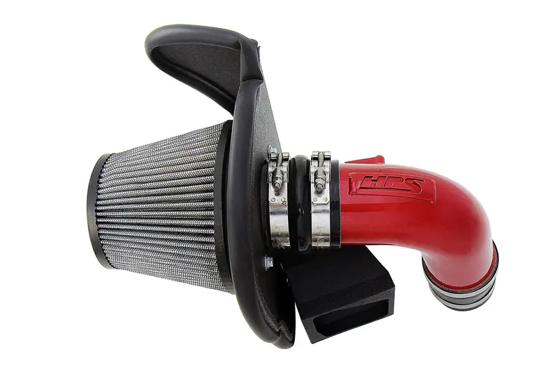 Hps Performance Air Intake Kit With Heat Shield, Red, 827-702R 1