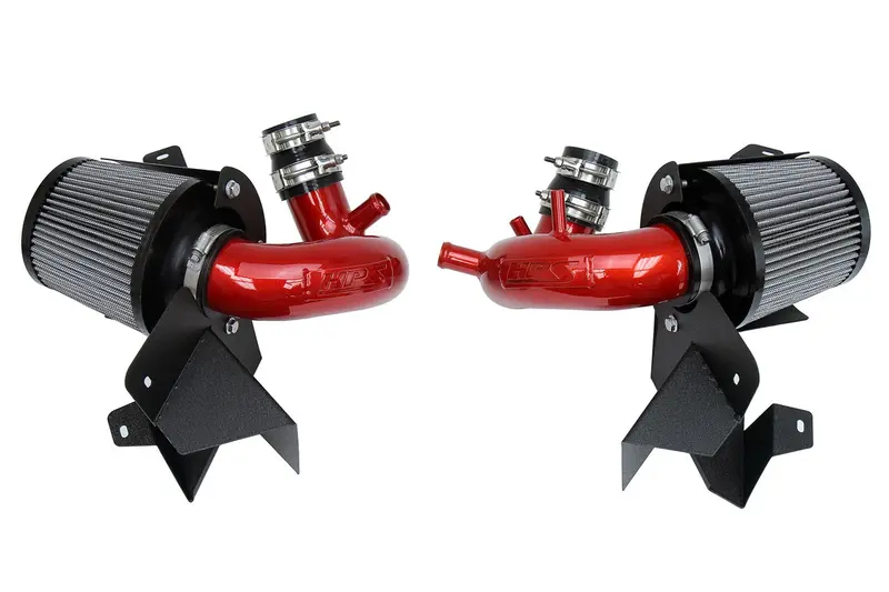 Hps Performance Air Intake Kit With Heat Shield, Red, 827-703R 1