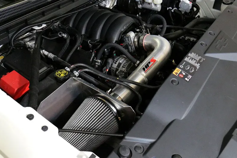 Hps Performance Air Intake Kit With Heat Shield, Red, 827-707R 2